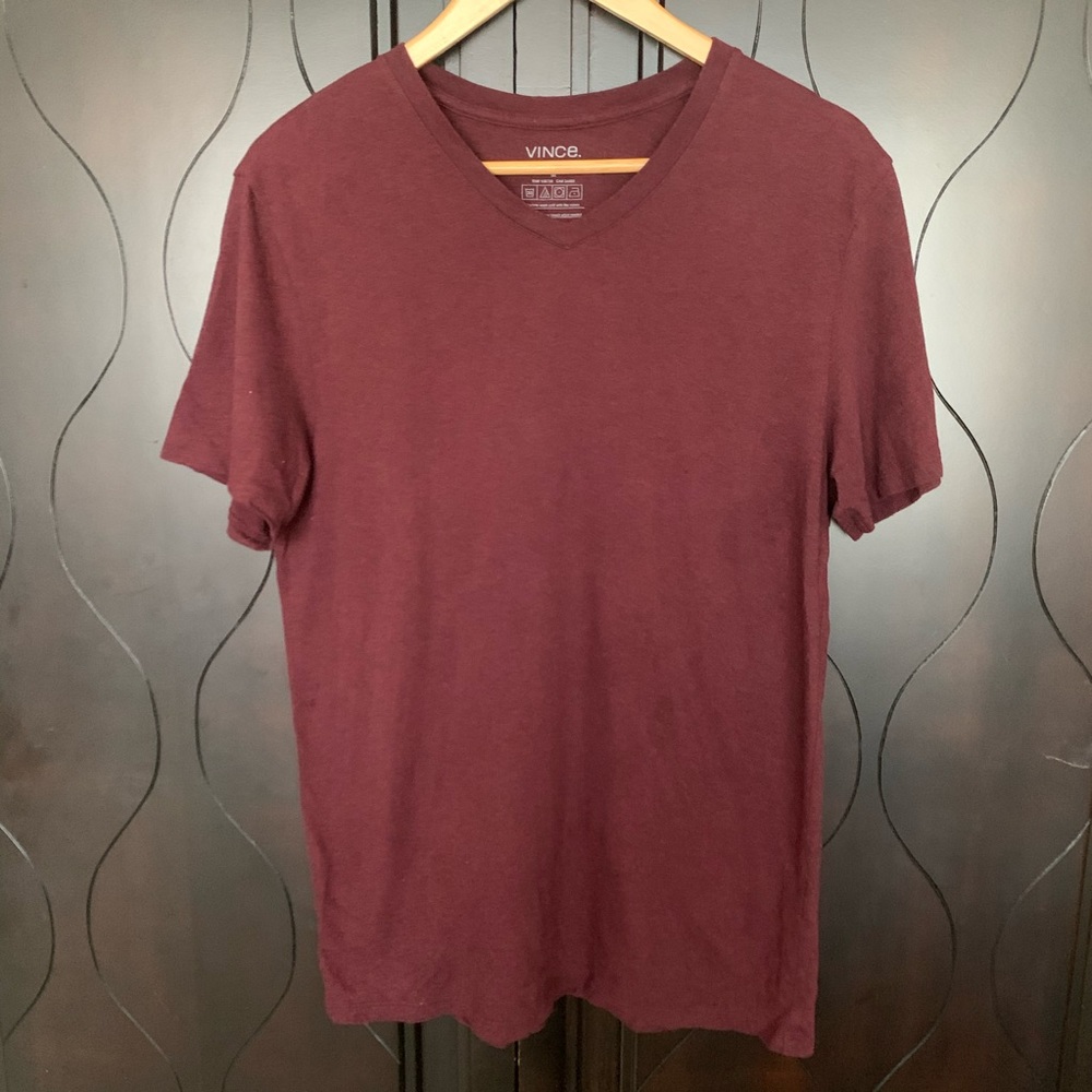 Vince Basic V-Neck Tee - image 1